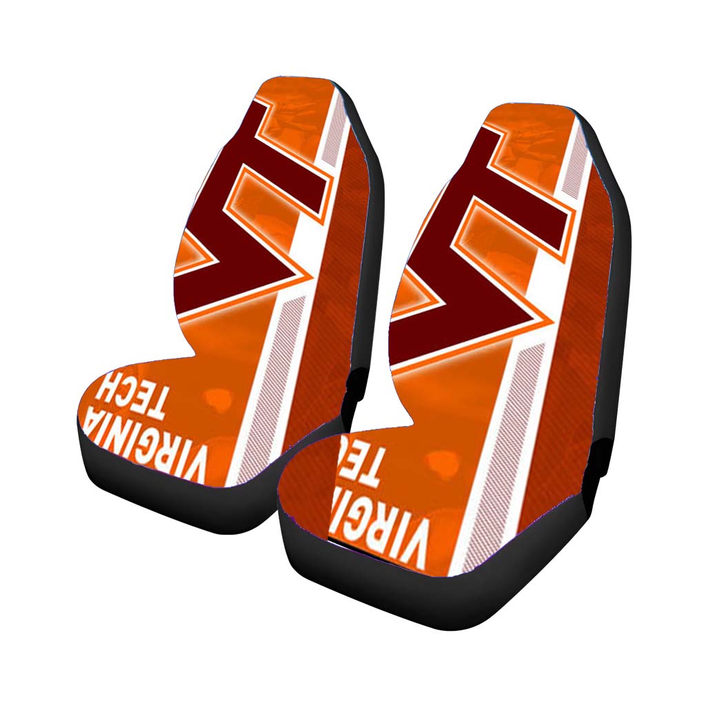 virginia tech stripe Car Seat Covers