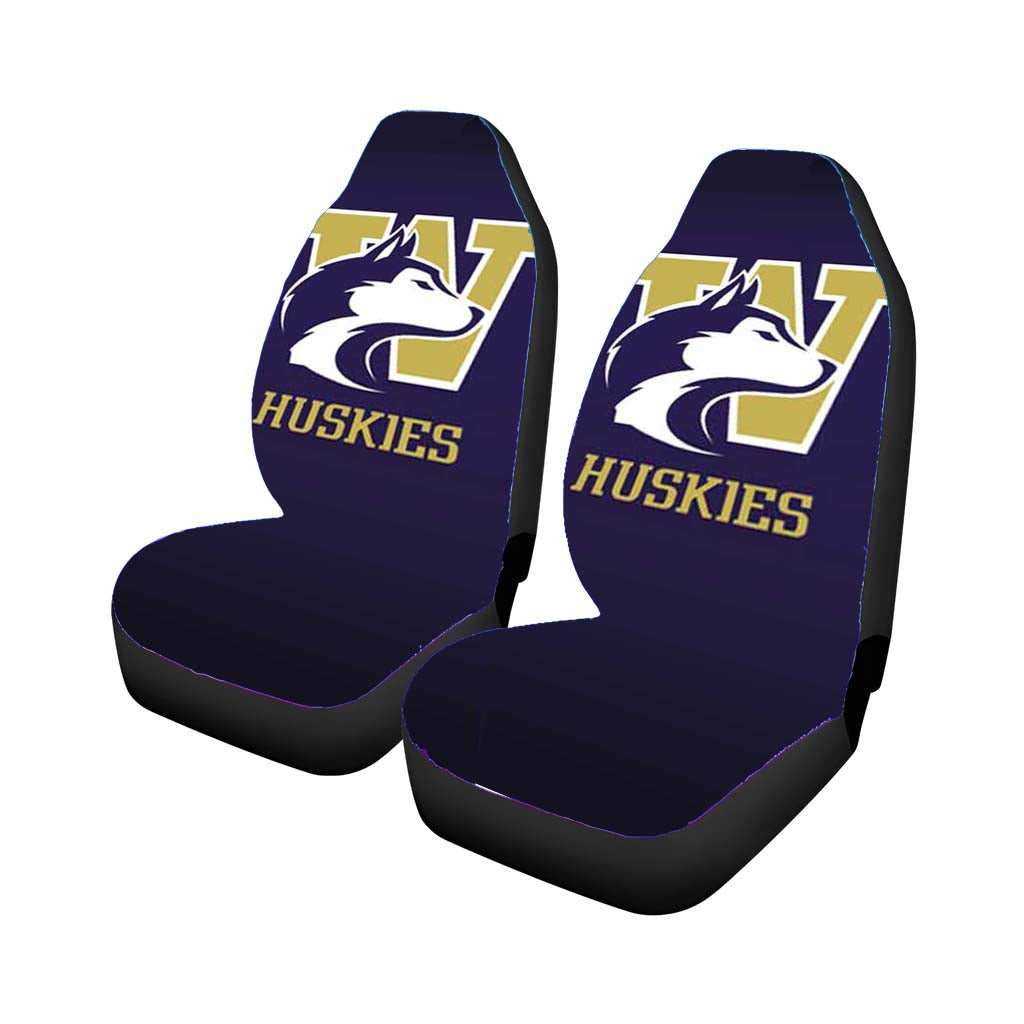 washington huskies logo Car Seat Covers