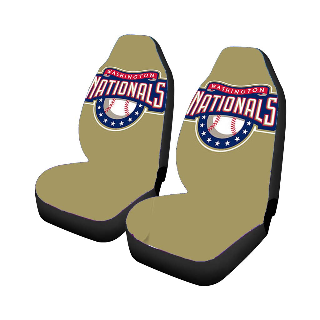 washington national baseball logo gray Car Seat Covers