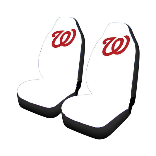 Washington Nationals Logo Red Car Seat Covers