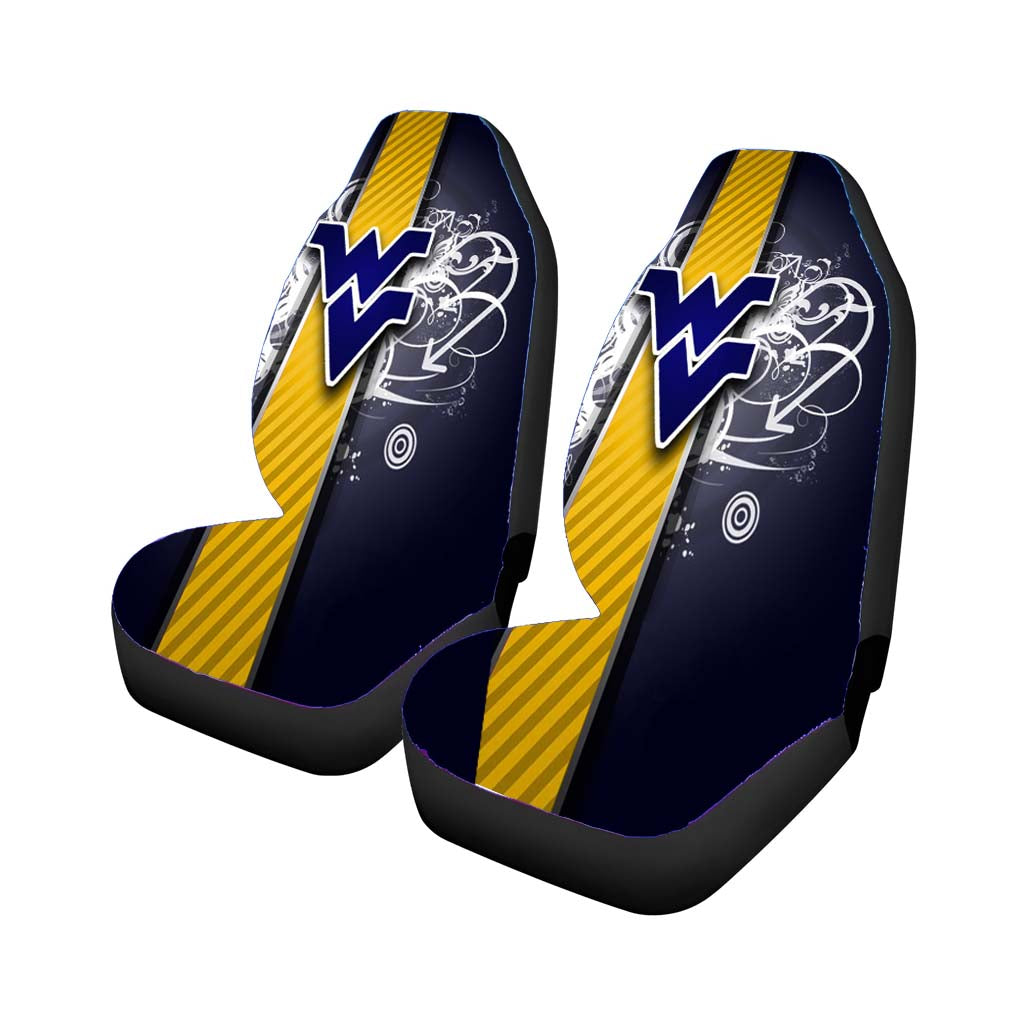 west virginia logo wallpaper Car Seat Covers