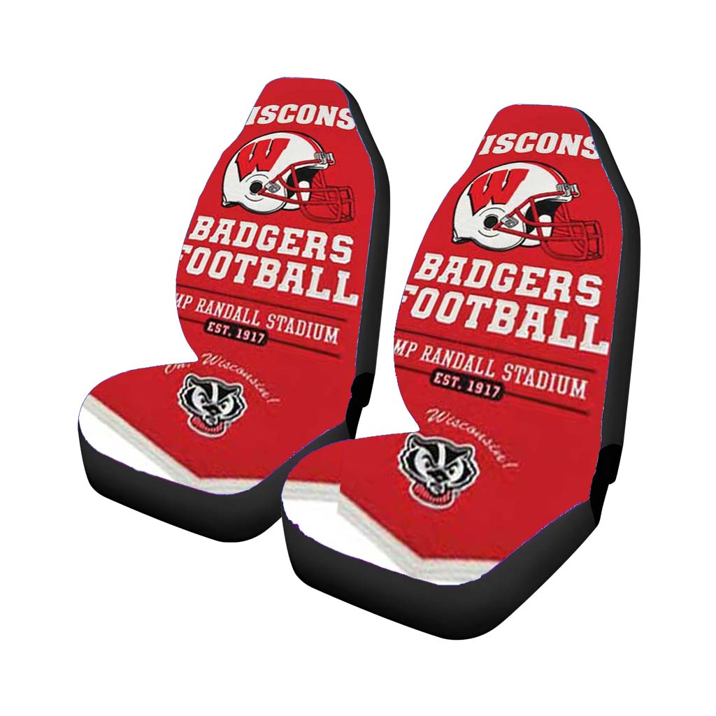 wisconsin badgers champ banner Car Seat Covers