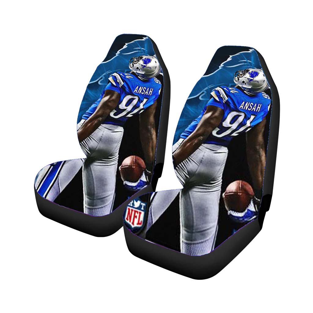 ziggy ansah detroit lions Car Seat Covers