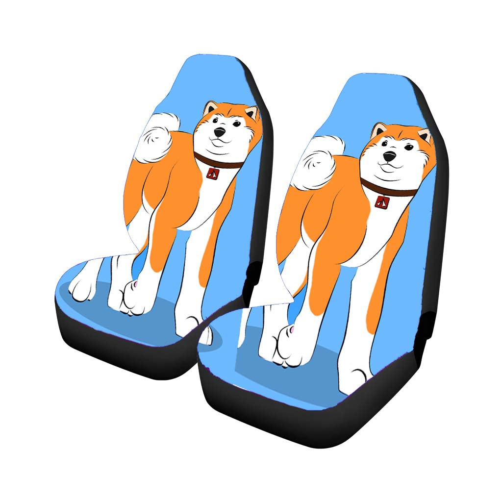 Hachiko Blue Bg Car Seat Covers