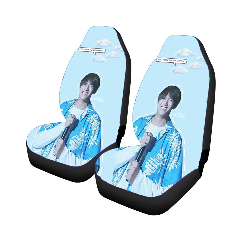 Happy Kim Taehyung August Car Seat Covers