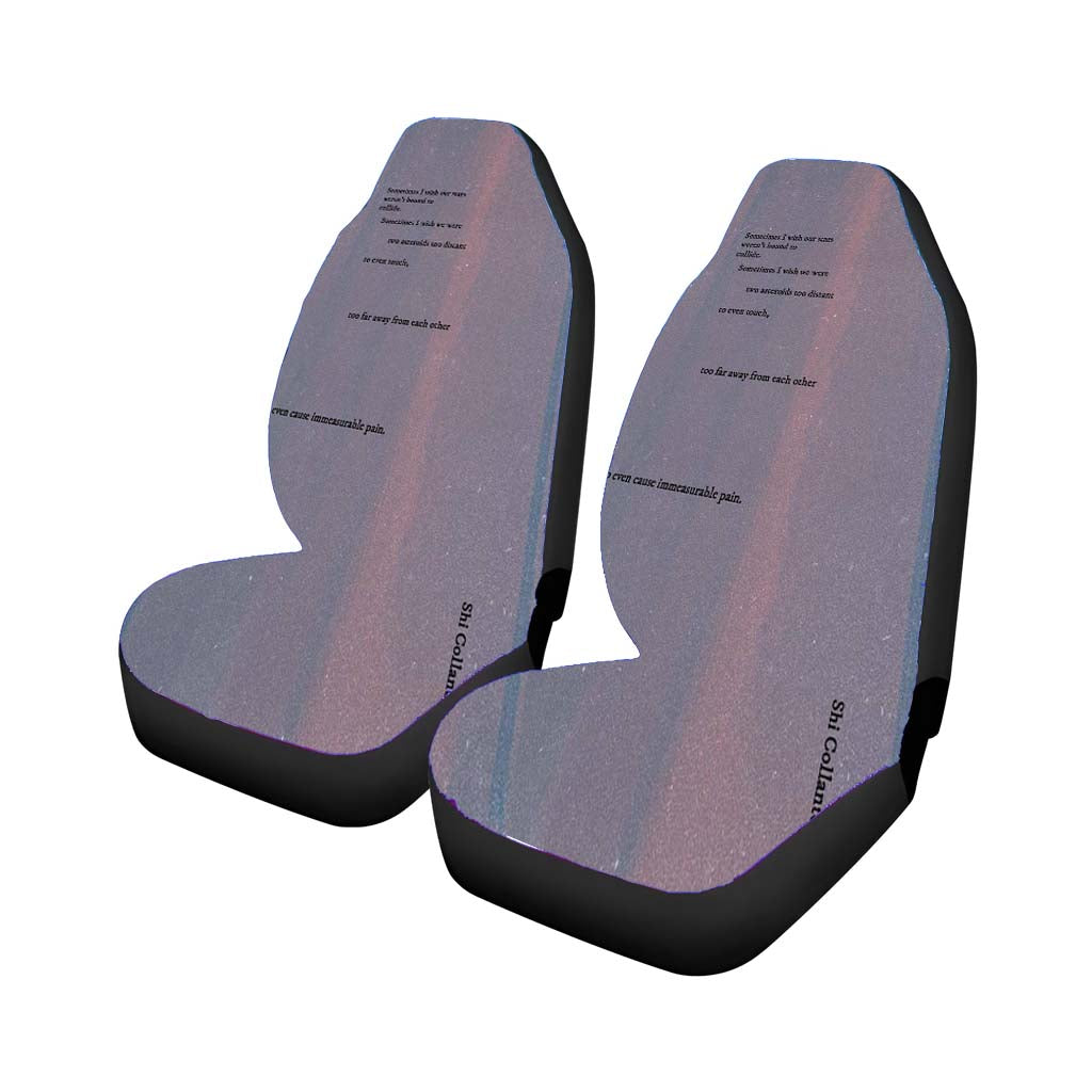 Heart Quotes August Car Seat Covers