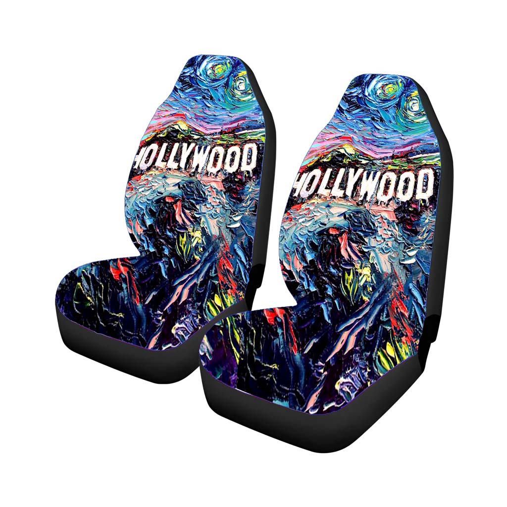 Hollywood Paint Art Poster Car Seat Covers
