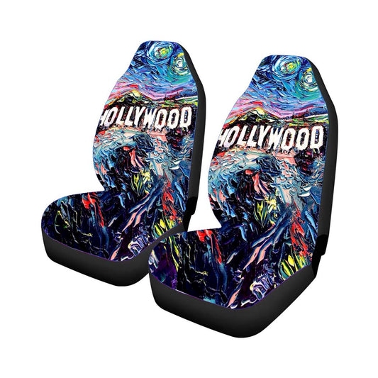 Hollywood Paint Art Poster Car Seat Covers
