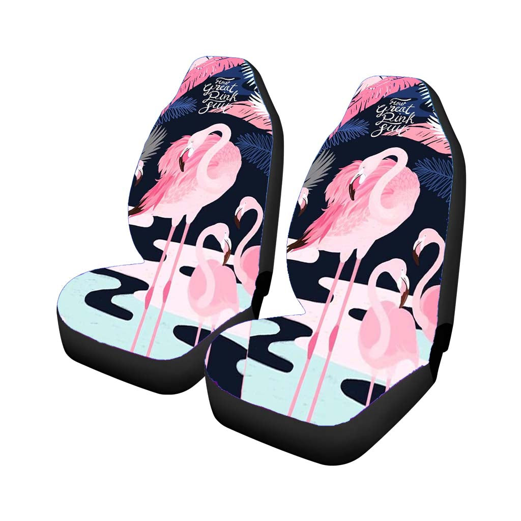 How Great Pink Suit Gatsby Flamingo Car Seat Covers