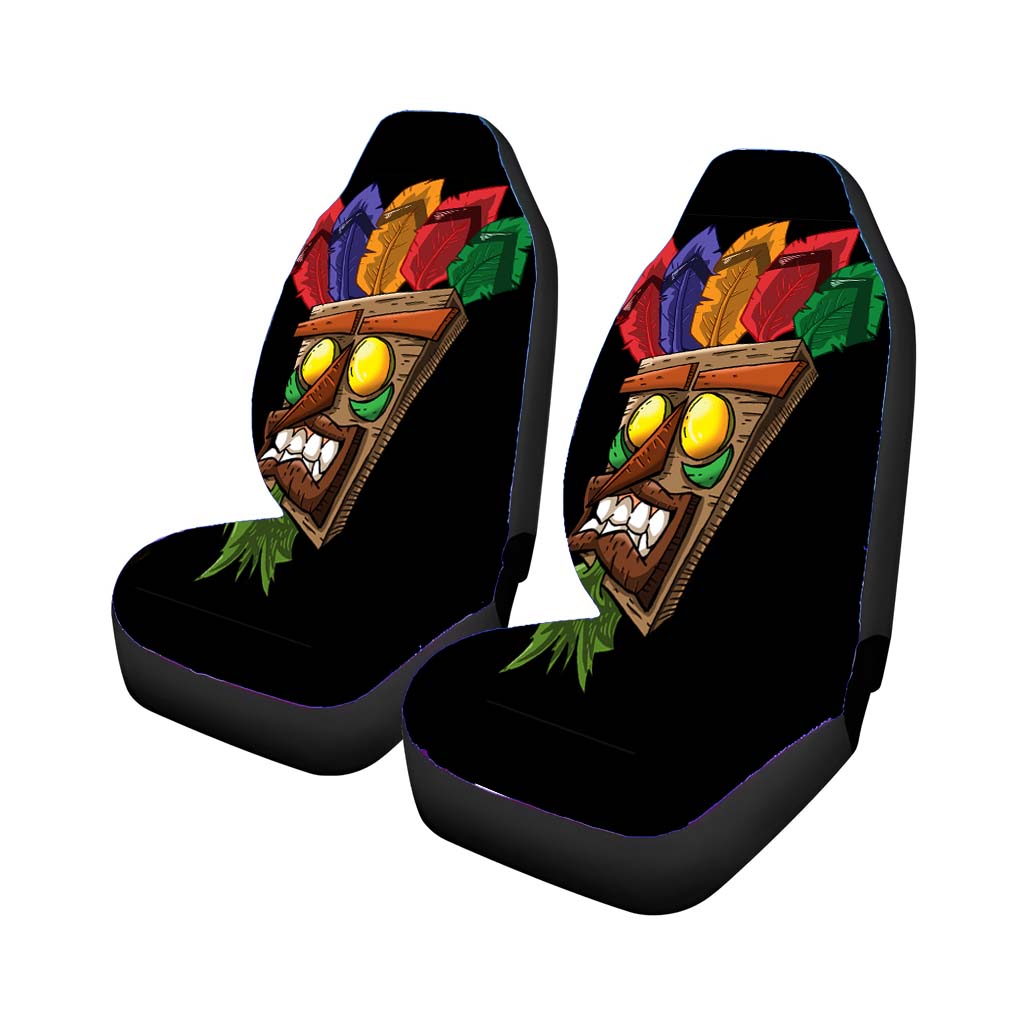Hula Hula Crash Bandicoot Mask Car Seat Covers