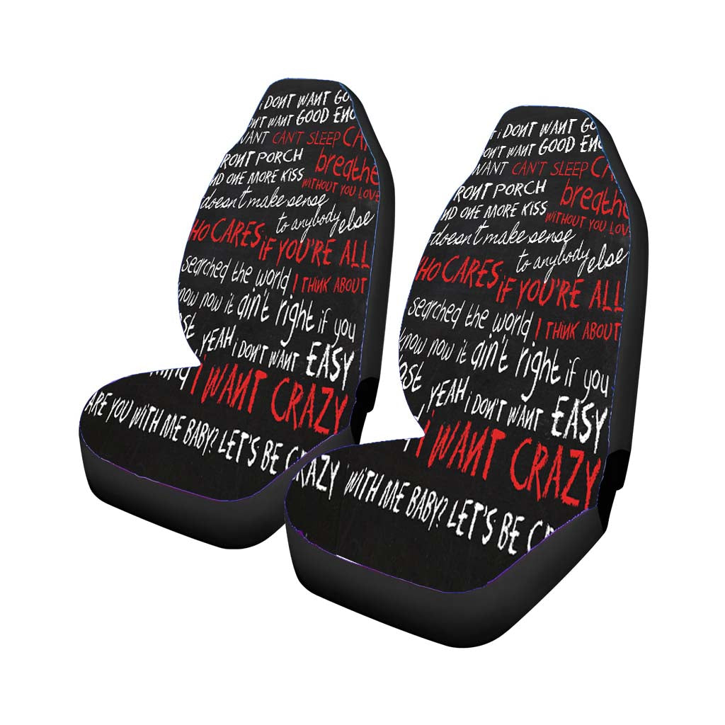 Hunter Hayes Quote Car Seat Covers