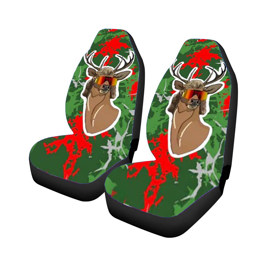 Hunting Deer Mullet Army Car Seat Covers