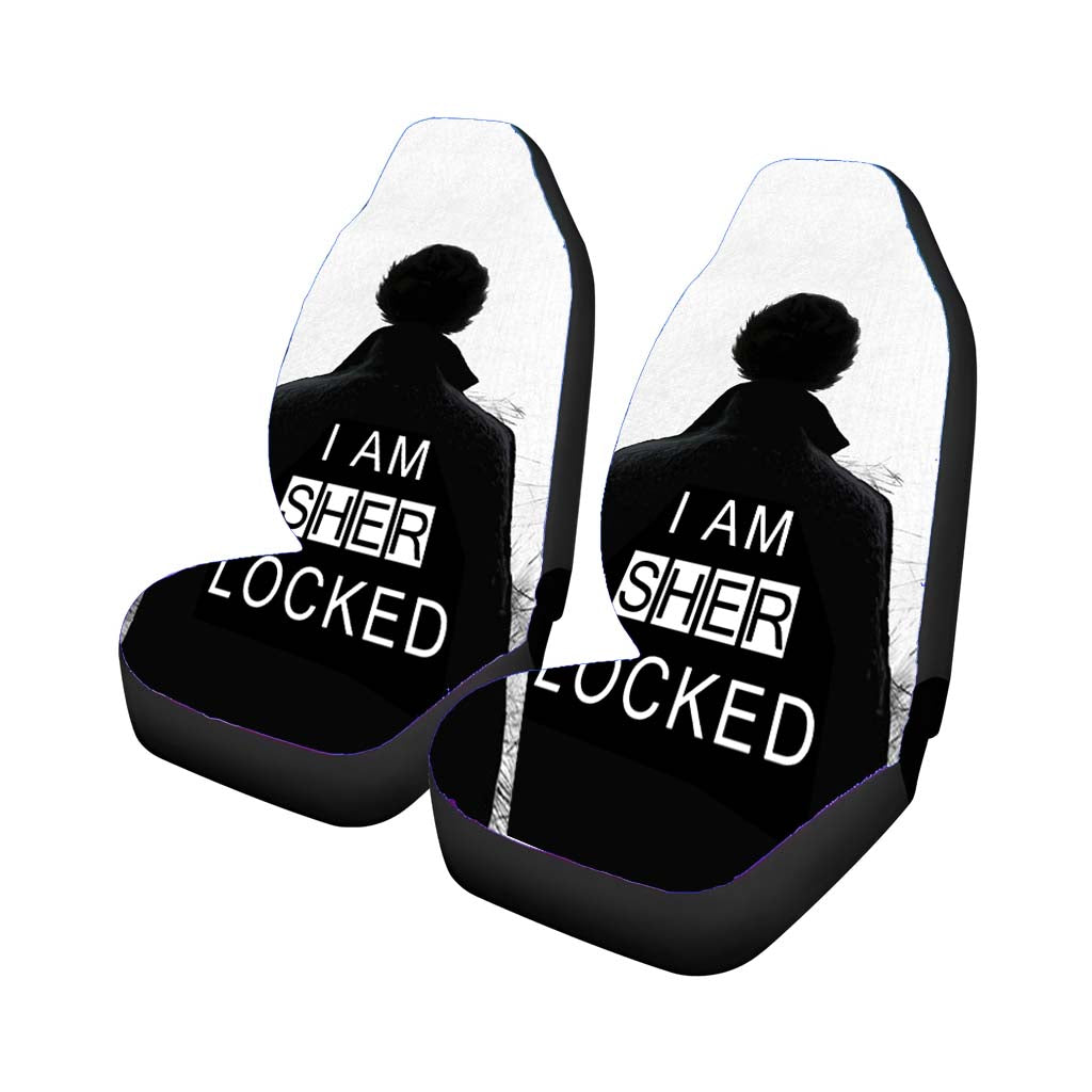 I Am Sher Locked Paint Car Seat Covers