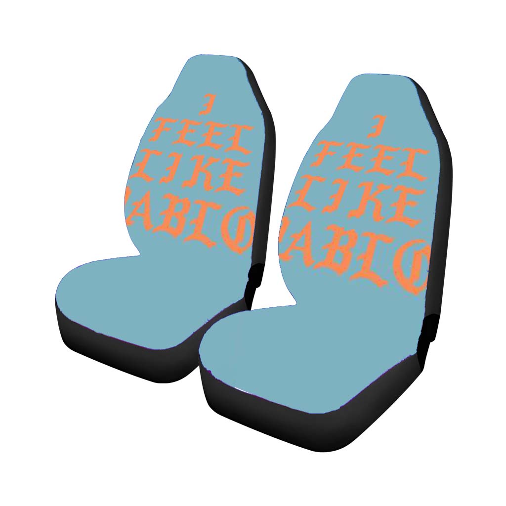 I Fell Like Pablo Blue Car Seat Covers