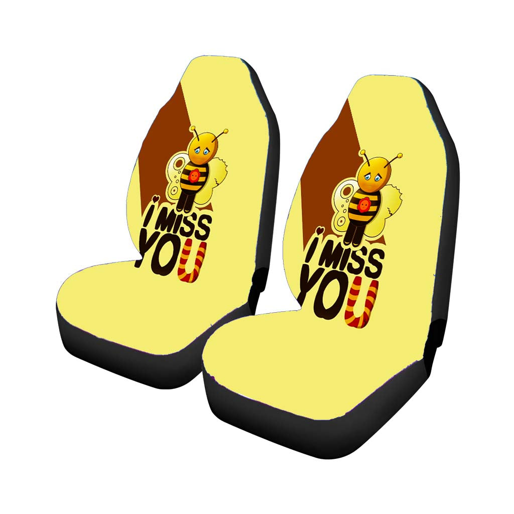 I Miss You Typography Car Seat Covers