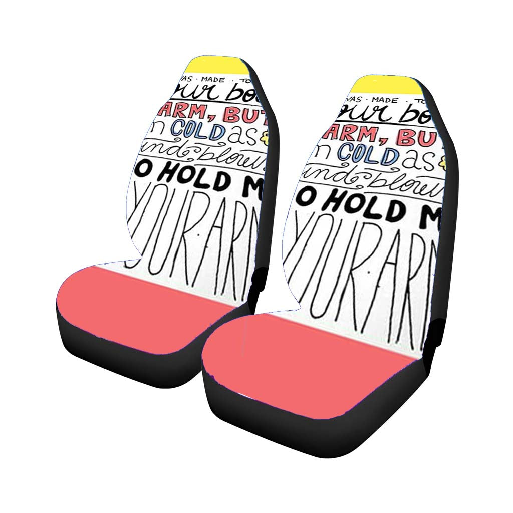 I Was Made To Keep Your Body Warm Car Seat Covers