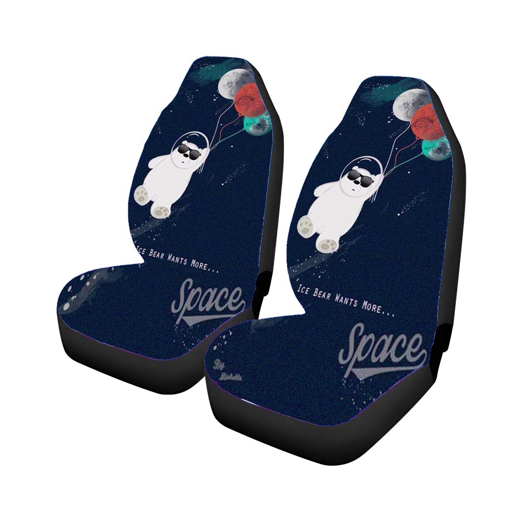 Ice Bear Wants More Space Car Seat Covers