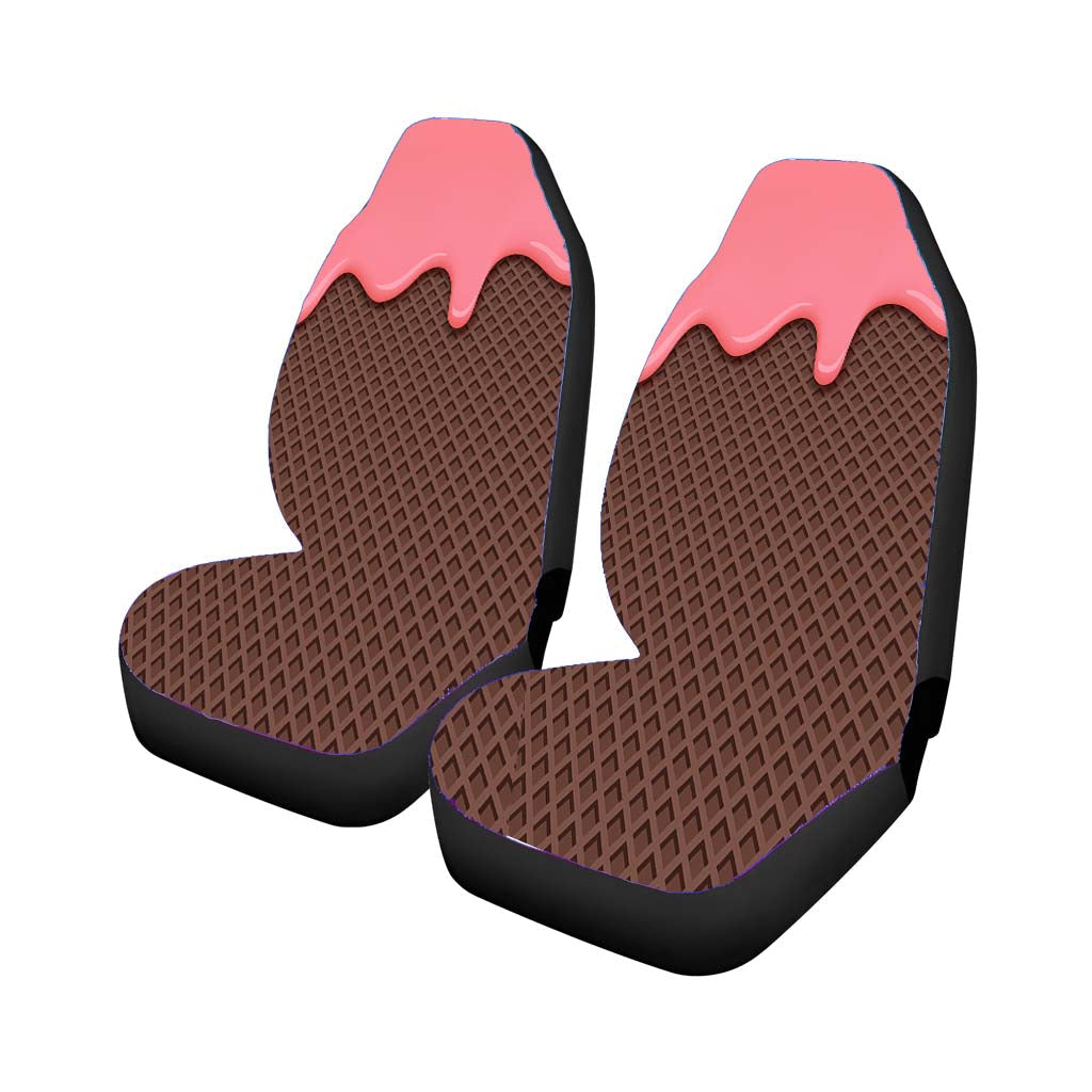 Ice Cream Melting Car Seat Covers