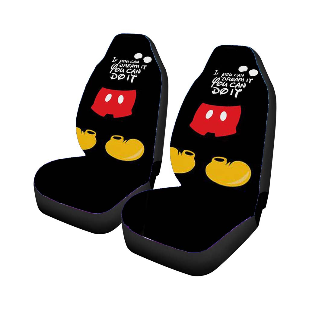 If You Can Dream It You Can Do It Mickey Mouse Car Seat Covers