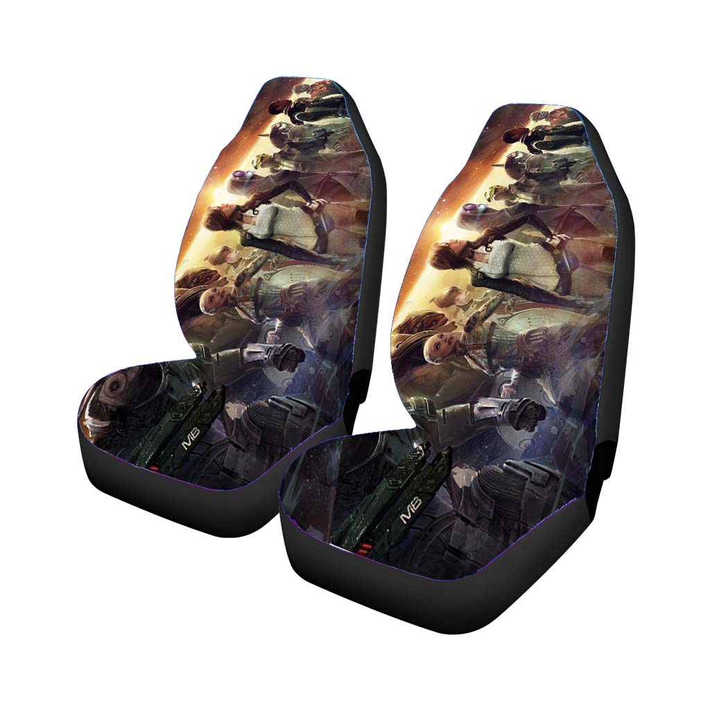 Illustration Of Mass Effect Video Games Car Seat Covers