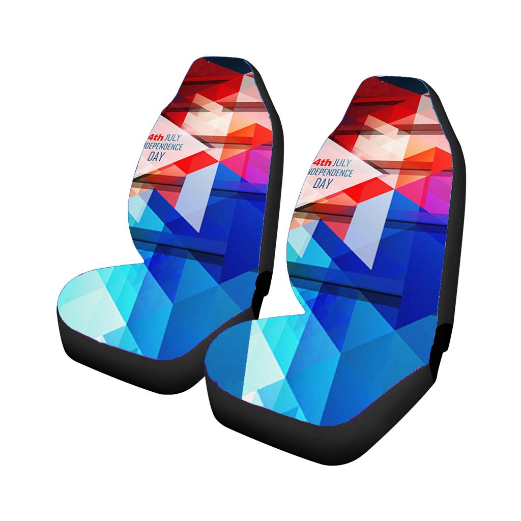 Independence Day Art Car Seat Covers