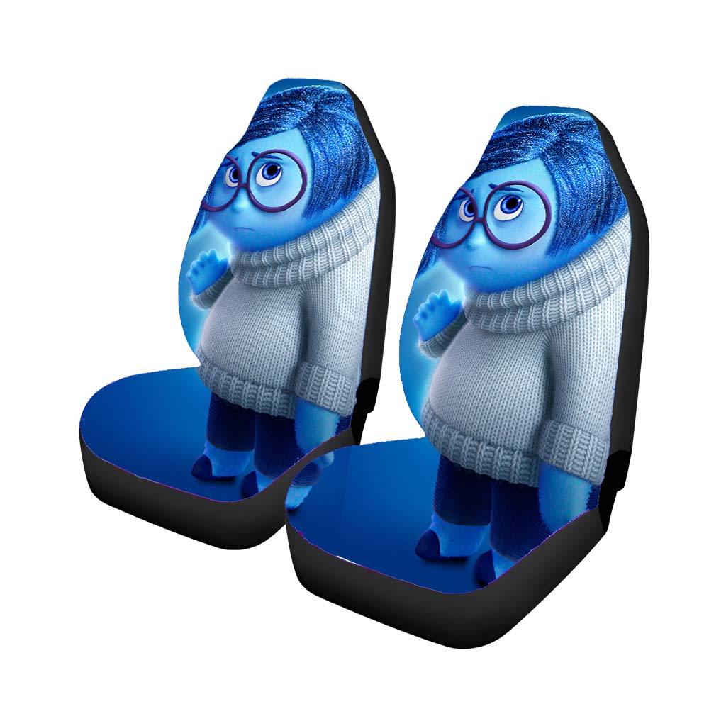 Inside Out Sadness Car Seat Covers