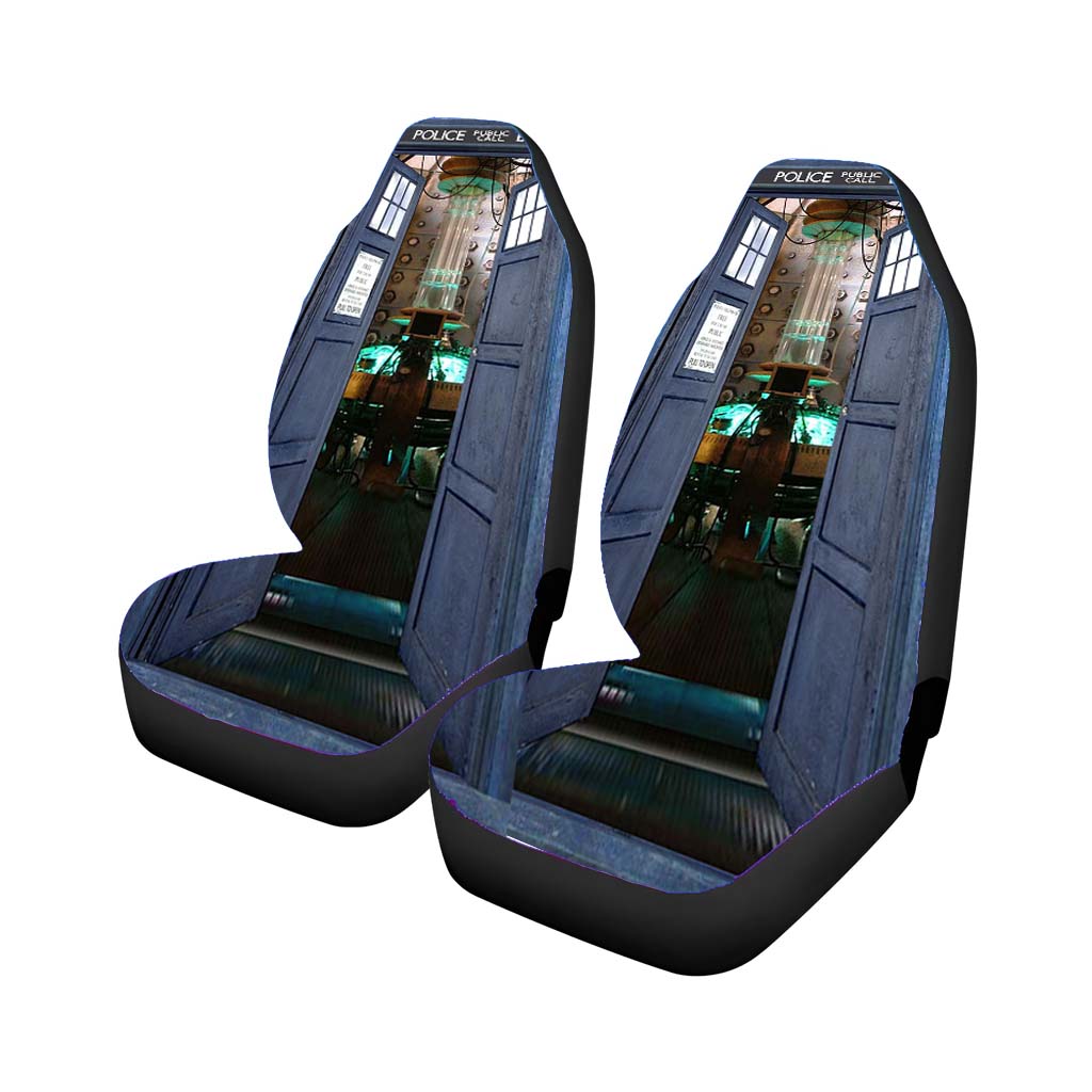 Inside Tardis Box Car Seat Covers