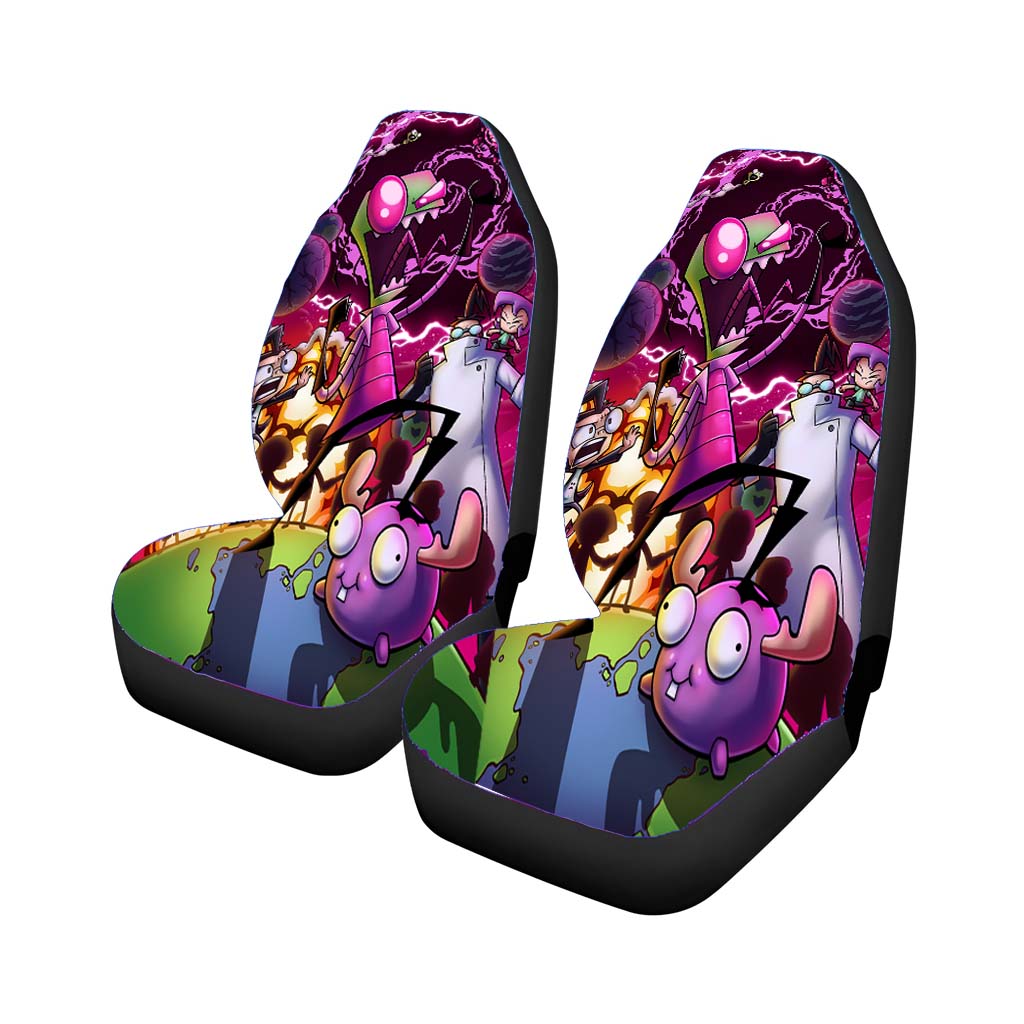 Invader Zim Enter The Florpus Planet Art Car Seat Covers