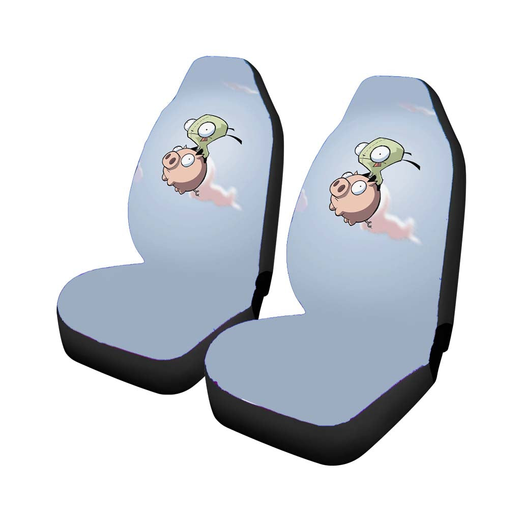 Invader Zoom And Pig Doom Song Car Seat Covers