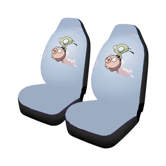 Invader Zoom And Pig Doom Song Car Seat Covers