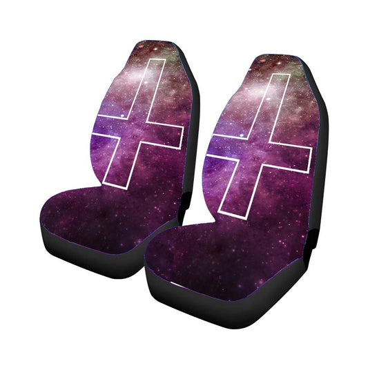 Inverted Cross Galaxy Car Seat Covers