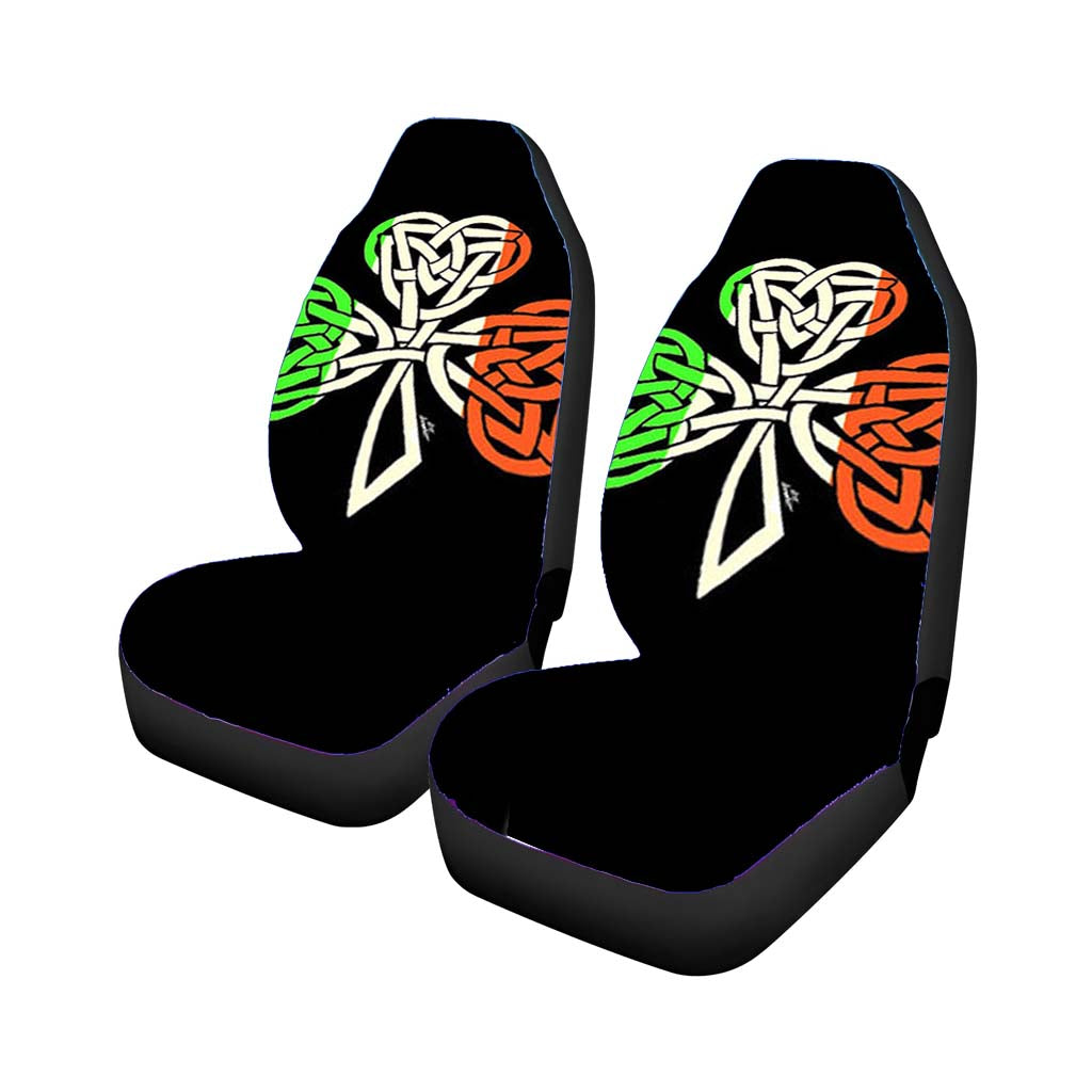 Irish Flag Celtic Shamrock Car Seat Covers