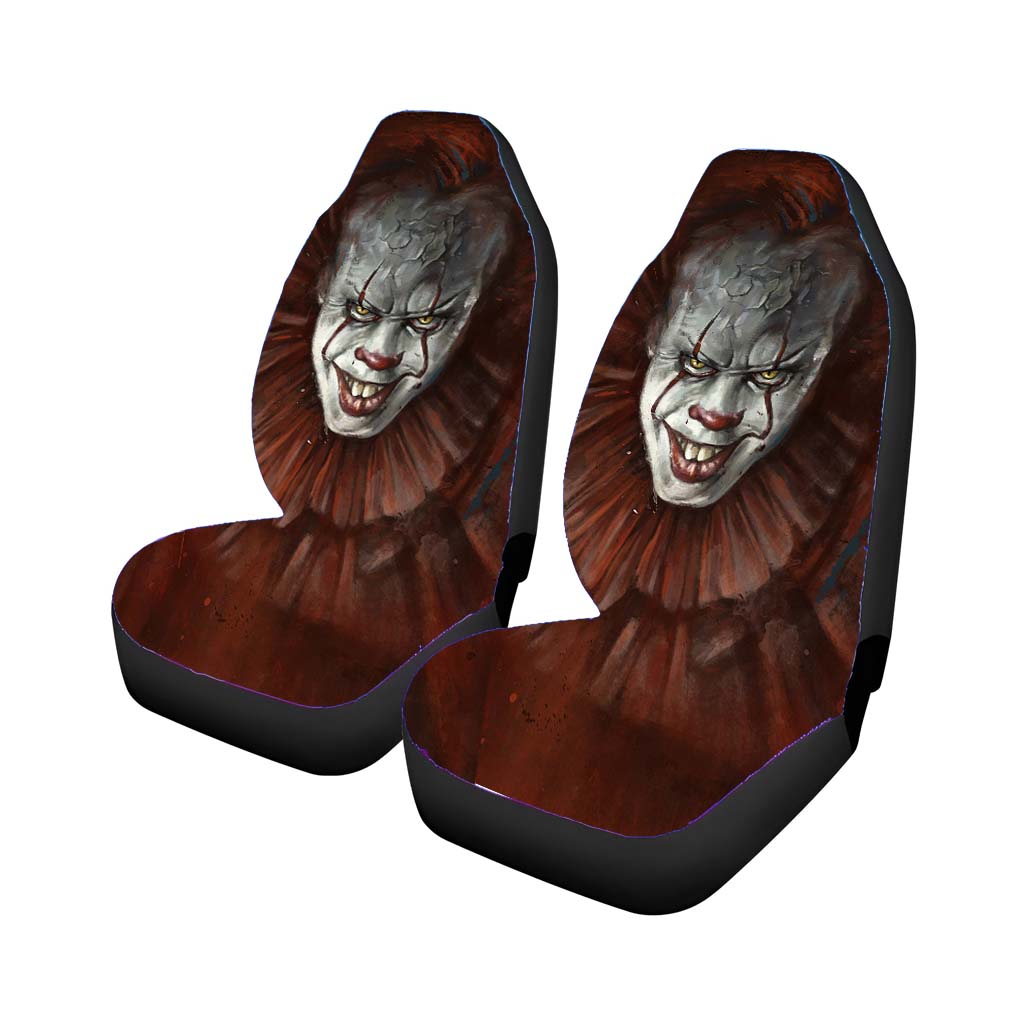 It Clown Illustration Car Seat Covers