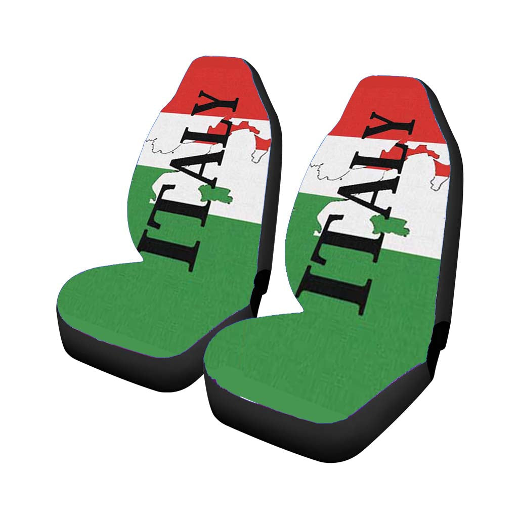 Italy Flag Map Car Seat Covers