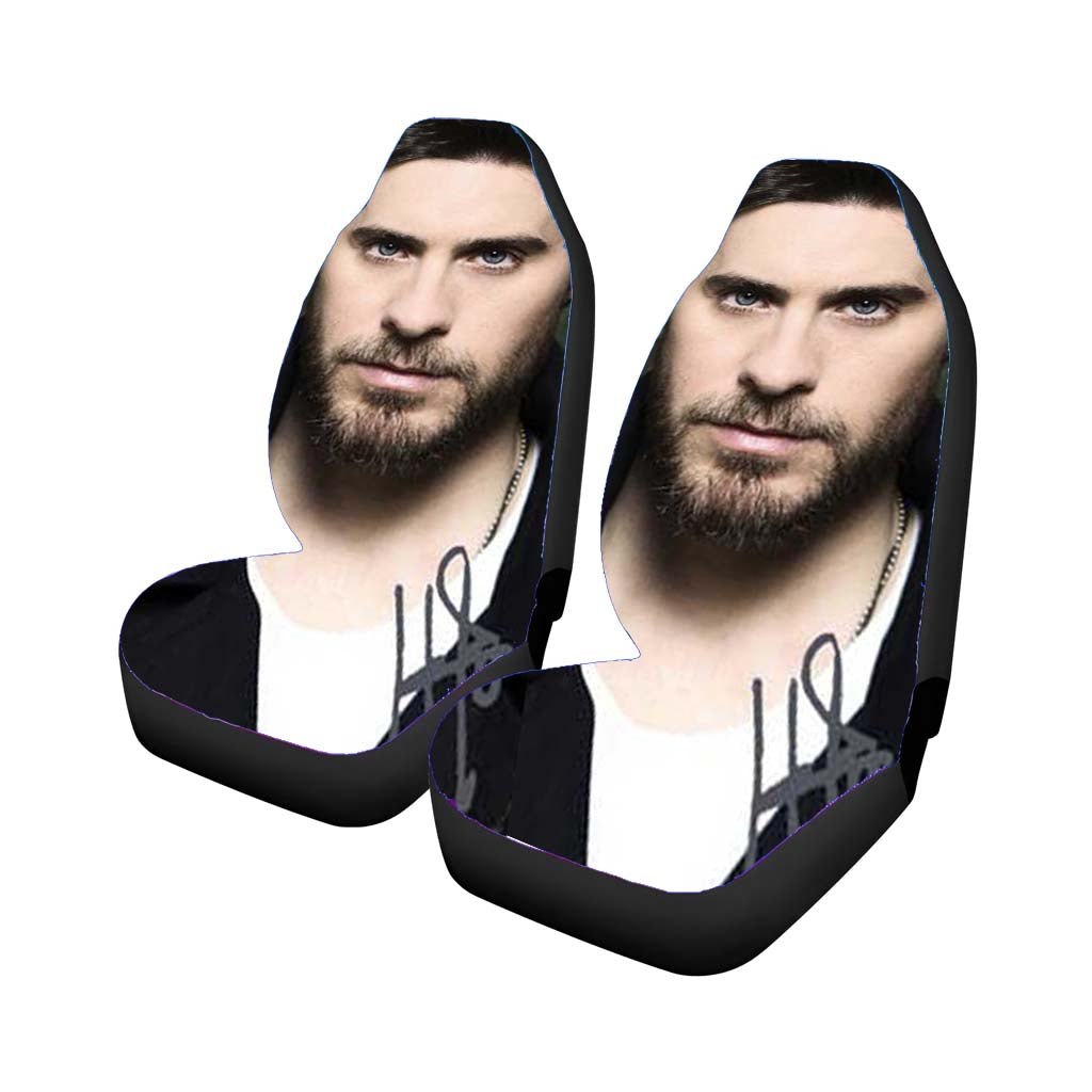 Jared Leto Face Autograph Car Seat Covers