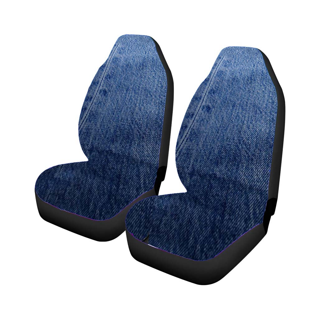 Jeans Blue Car Seat Covers