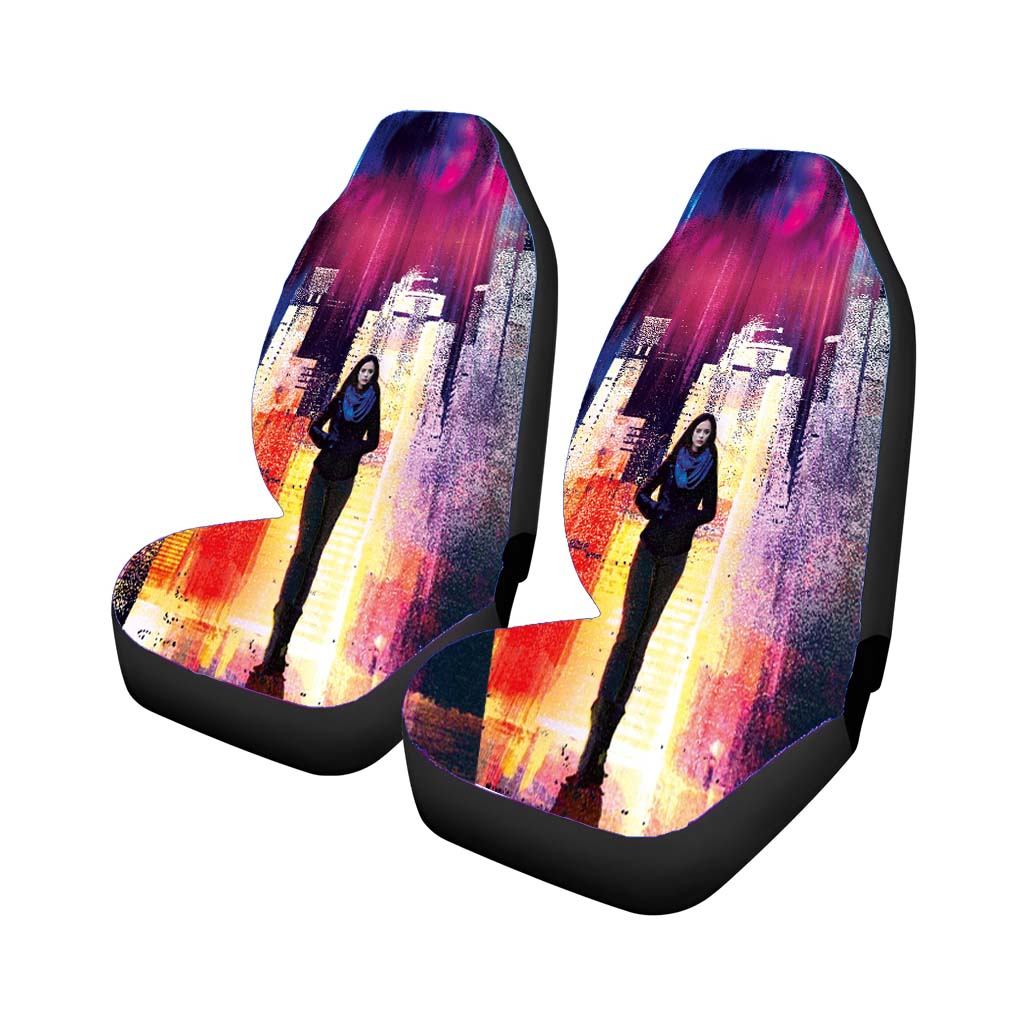 Jessica Jones Art Brush Color Car Seat Covers