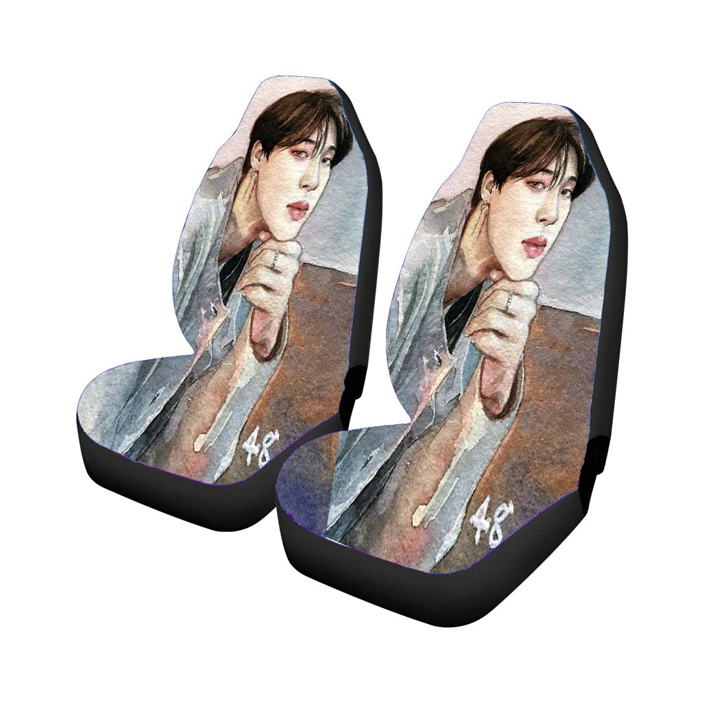 Jimin - Photocard Painting Vers. Car Seat Covers