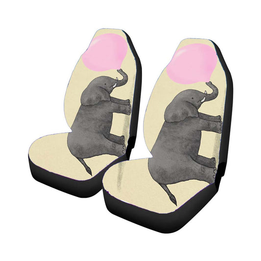 Jumbo Bubble Gum Elephant Car Seat Covers