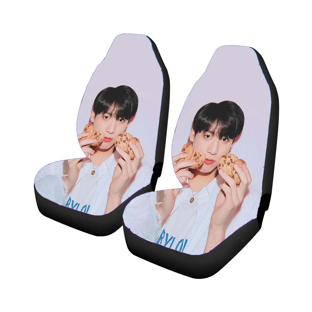 Jungkook Kookie Cookies Car Seat Covers