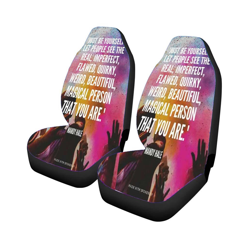 Just Be Yourself Car Seat Covers