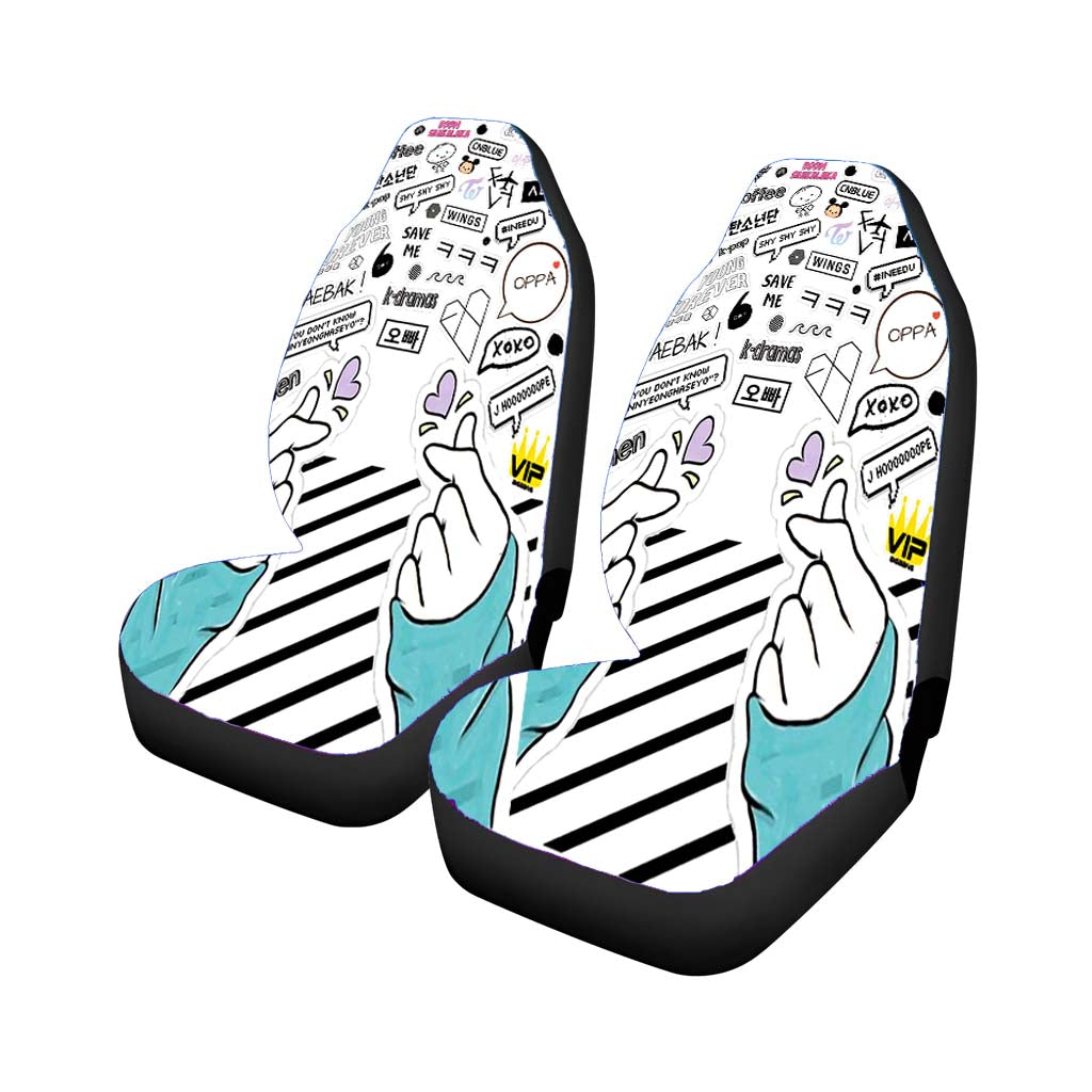 K-Pop Boy Group Col Car Seat Covers