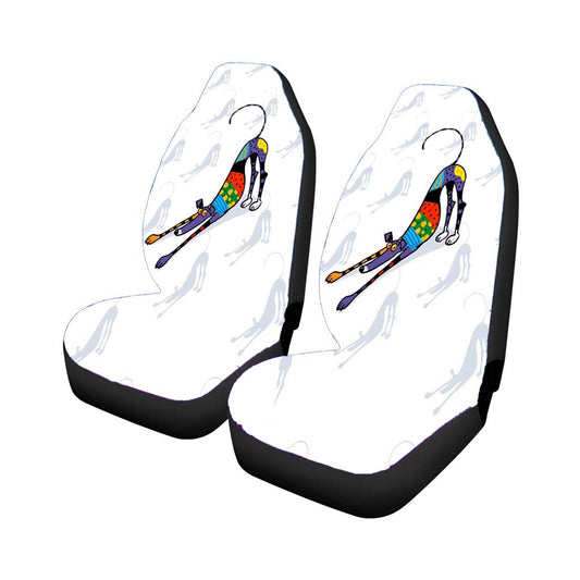 Kaleidoscope Bowdown Dog Car Seat Covers
