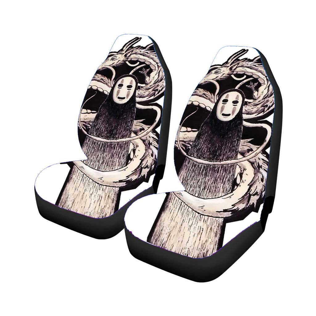 Kaonashi And The Dragon Car Seat Covers