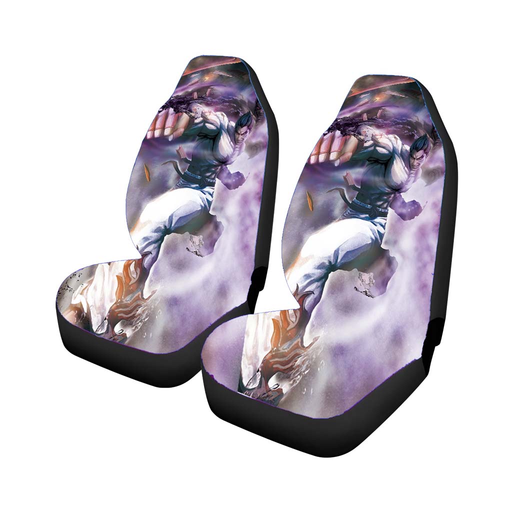 Kazuya Mishima Punch Car Seat Covers