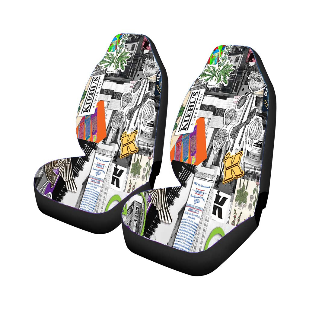 Kiehl'S Collage Car Seat Covers