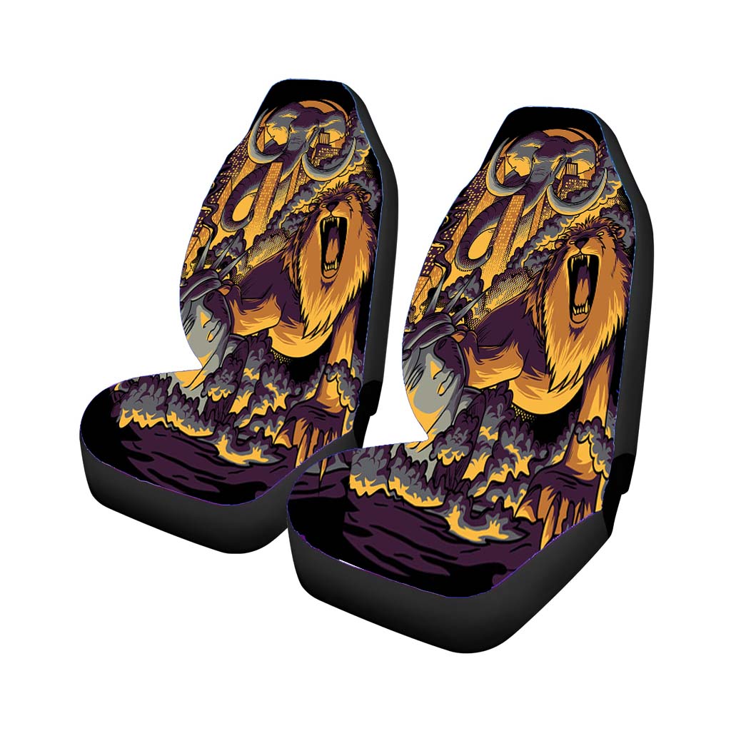 King Of Wildlife Destroyer The City Car Seat Covers