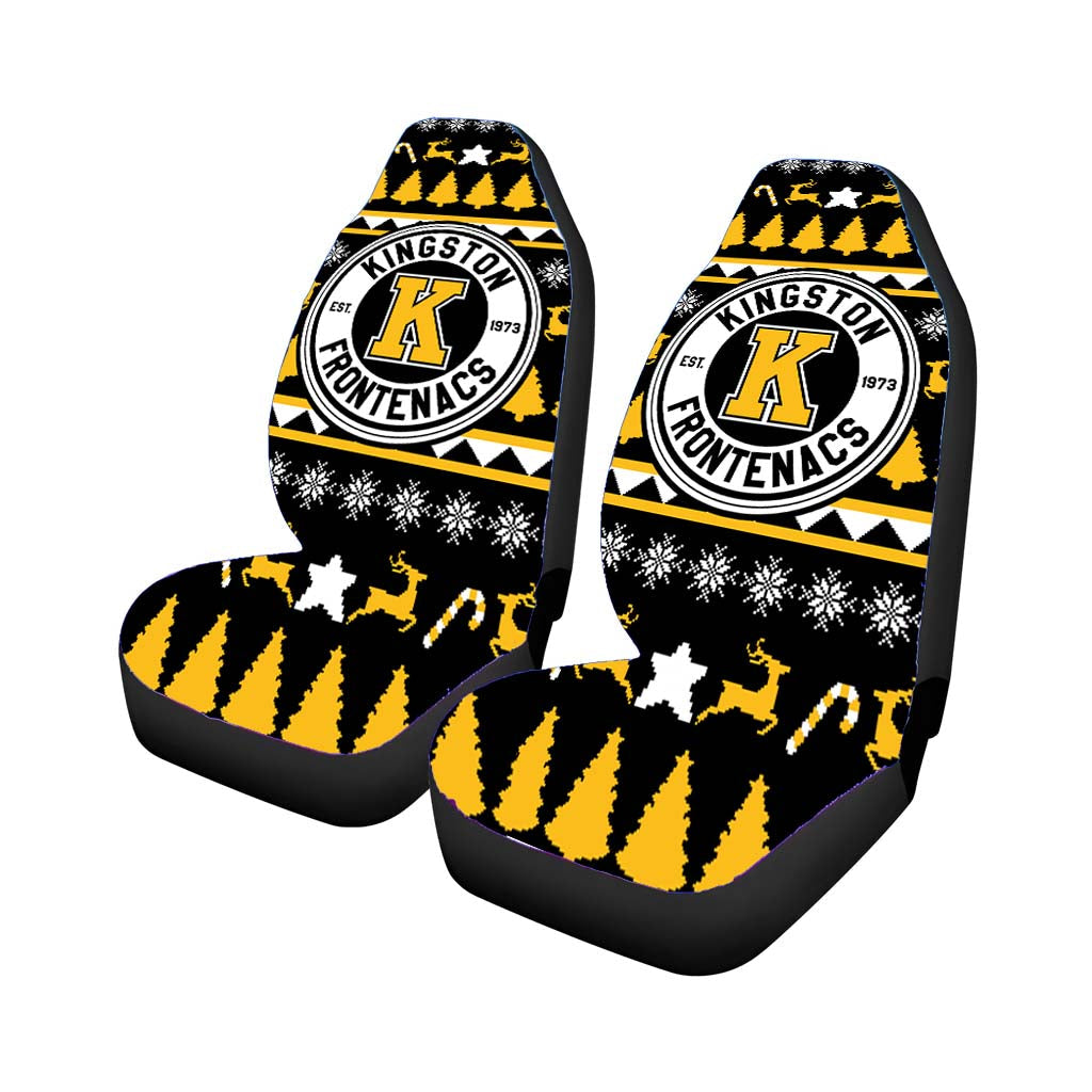 Kingston Frontenacs Christmas Sweater Car Seat Covers