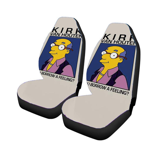 Kirk Van Houten Can I Borrow A Feeling Album Cover Car Seat Covers