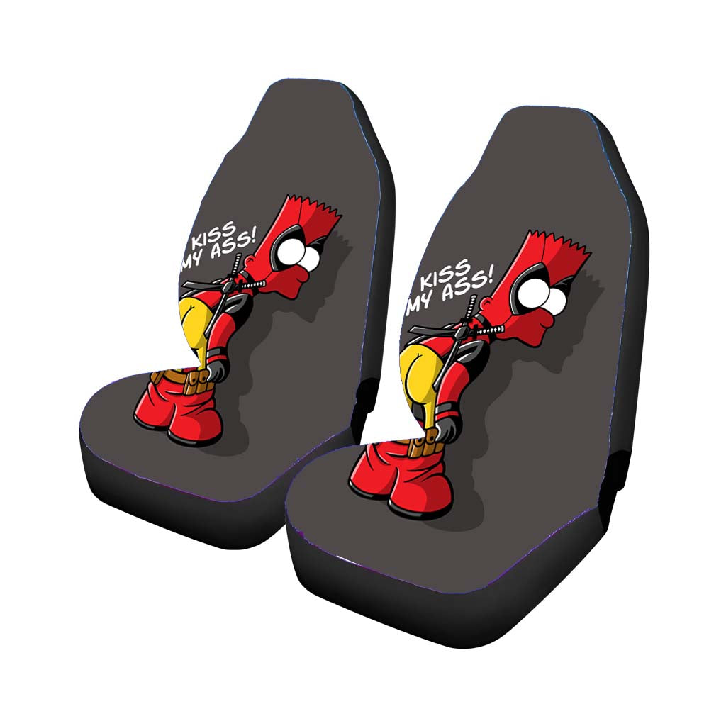 Kiss My Ass Bartpool Car Seat Covers